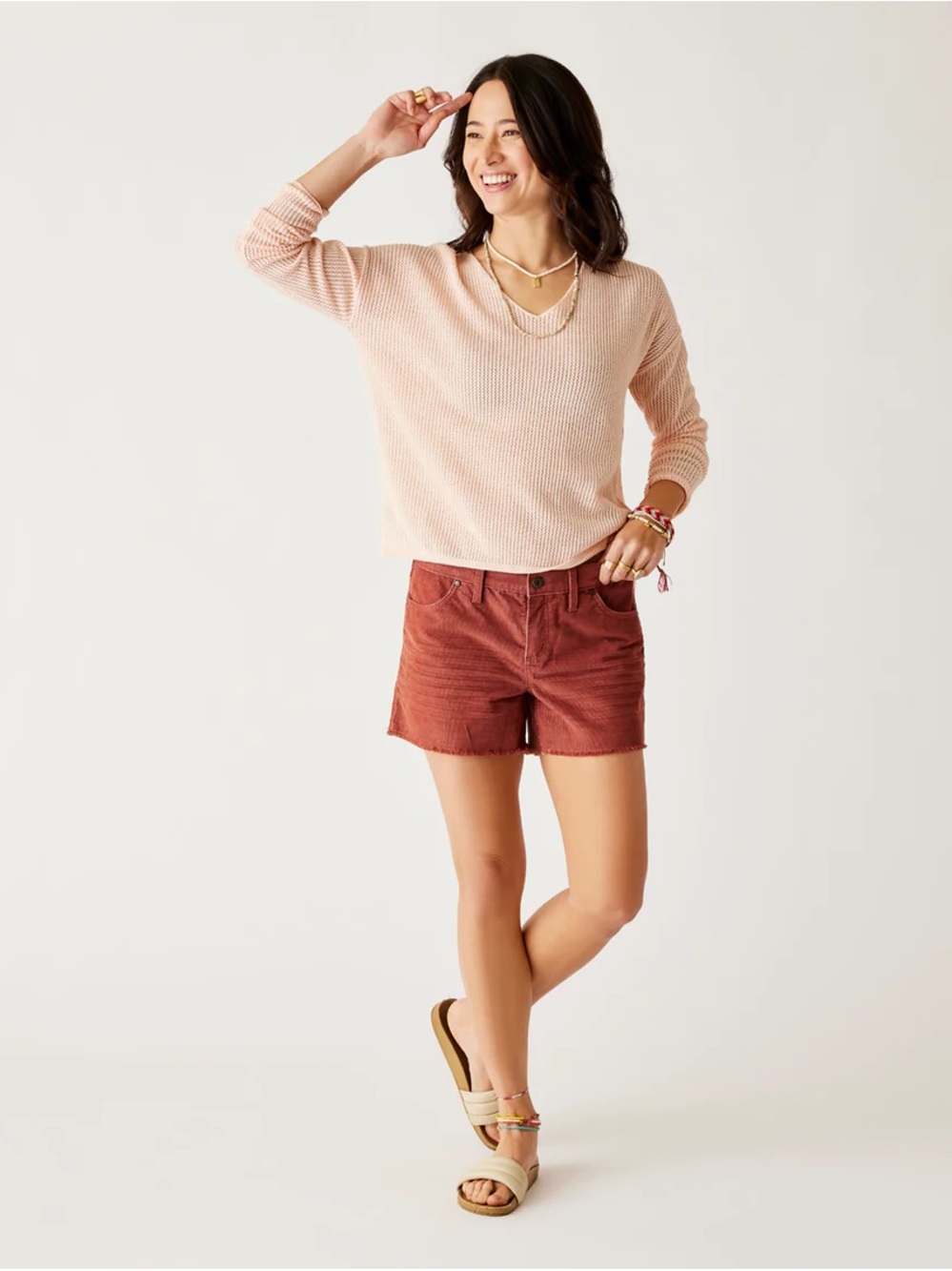 Carve Designs 6” Oahu Corduroy Shorts size 8 EUC Penny